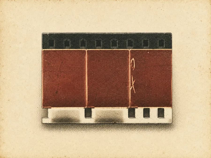 Reference photo of a 16mm film