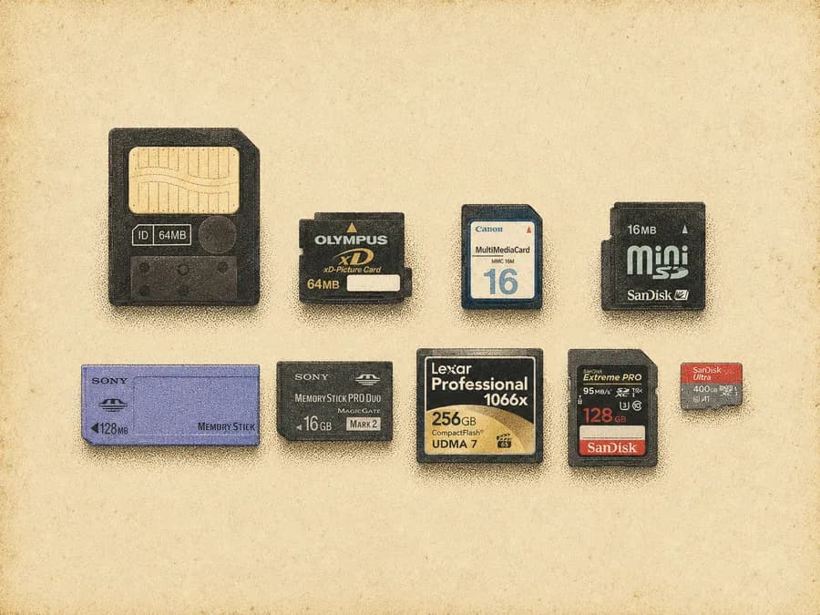 Reference photo of a Memory cards
