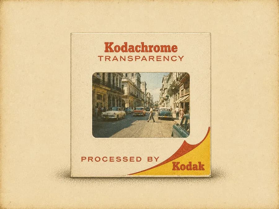 Reference photo of a 35mm slides