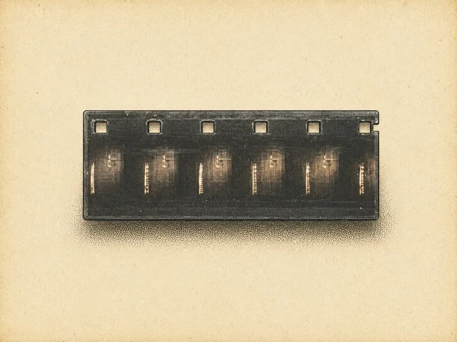 Reference photo of a Super 8 film