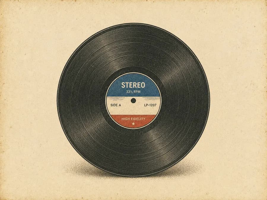 Reference photo of a Vinyl records